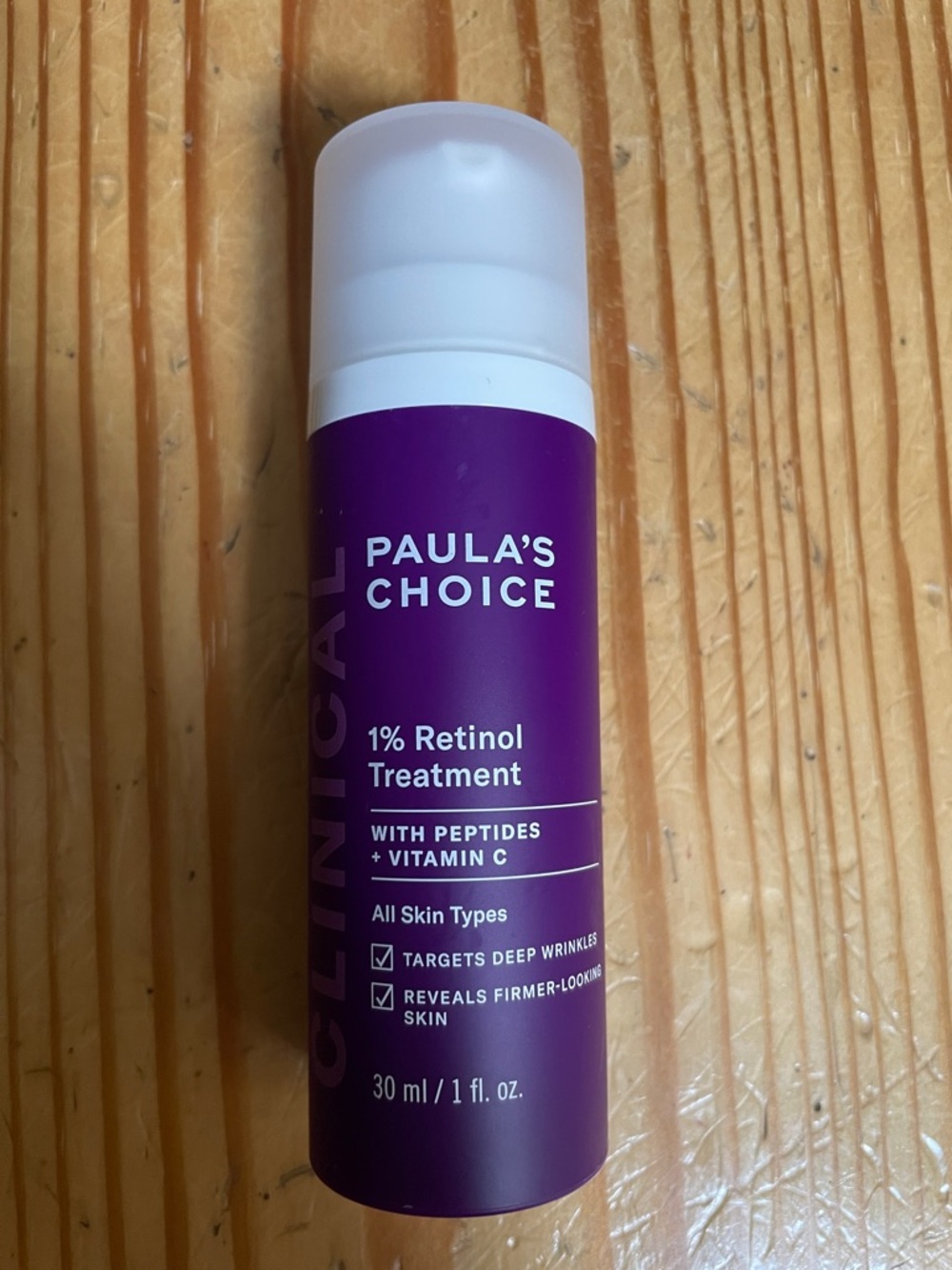 Paula’s Choice 1% retinol treatment with peptides + vitamin C new sealed